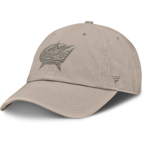 NHL Men's Columbus Blue Jackets Cream Unstructured Adjustable Hat, White