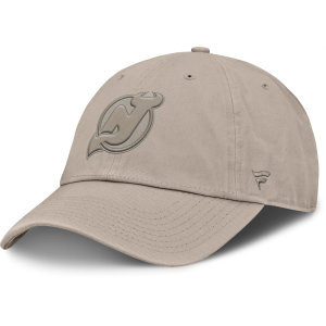 NHL Men's New Jersey Devils Cream Unstructured Adjustable Hat, White