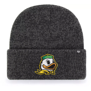 '47 Adult Oregon Ducks Black Brain Freeze Knit Beanie, Men's
