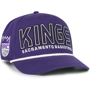 '47 Youth Sacramento Kings Purple Byline Hitch Adjustable Hat