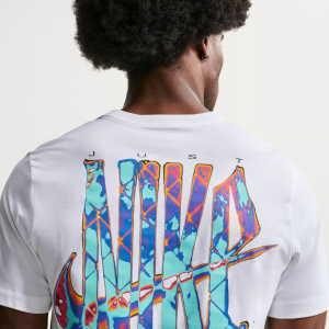 Nike Men's Thermal Print Graphic T-Shirt, XXL, White