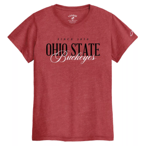 League-Legacy Women's Ohio State Buckeyes Red Intramural T-Shirt, Small