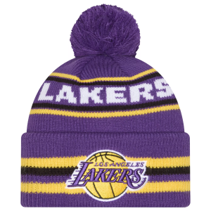 New Era New Era Adult Los Angeles Lakers Purple Classic Pom Cuffed Knit Beanie, Men's - $10.97 at DICK'S Sporting Goods
