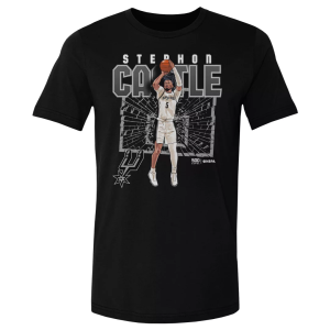 500 Level 500 LEVEL Men's San Antonio Spurs Stephon Castle #5 Black Shattered T-Shirt, XL - $30.99 at DICK'S Sporting Goods