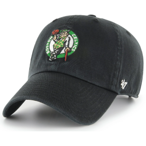 '47 Adult Boston Celtics Black Clean Up Adjustable Hat, Men's, Team