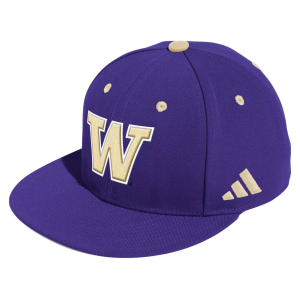 Adidas adidas Adult Washington Huskies Dark Purple Fitted Wool Cap, Men's, Size 7 1/8 - $30.00 at DICK'S Sporting Goods