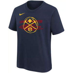 Nike Youth Denver Nuggets Navy Graphic T-Shirt, Medium, Blue