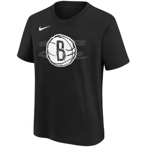 Nike Youth Brooklyn Nets Black Graphic T-Shirt, Small