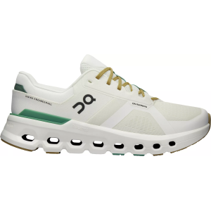 On Men's Cloudrunner 2 Running Shoes, Size 8, White/Green