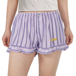 Concepts Sport Concepts Sport Women's LSU Tigers Purple Striped Pajama Shorts, Large - $29.99 at DICK'S Sporting Goods