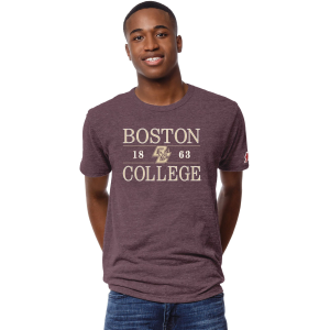 League-Legacy Men's Boston College Eagles Maroon Victory Falls T-Shirt, XXL, Red