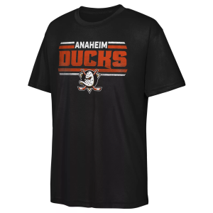 Outerstuff Youth Anaheim Ducks Electric Snipe T-Shirt, Large, Black