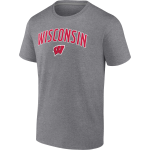 Logo Athletic Logo Athletic Men's Wisconsin Badgers Athletic Grey Heather Arch Promo Short Sleeve T-Shirt, XL, Gray - $27.99 at DICK'S Sporting Goods