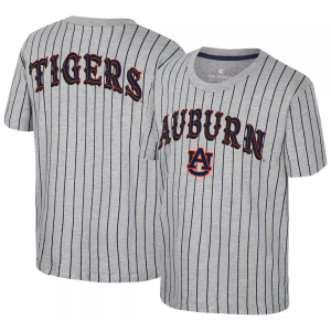 Colosseum Youth Auburn Tigers Heather Grey Firehawk T-Shirt, Medium, Gray