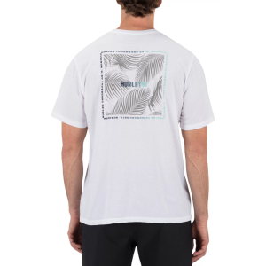 Hurley Men's Fern Gradient Short Sleeve T-Shirt, XL, White