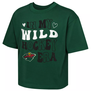 NHL Girls' Minnesota Wild Green 'My Era' T-Shirt, Small