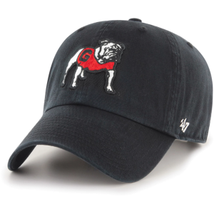 '47 Men's Georgia Bulldogs Clean Up Black Adjustable Hat