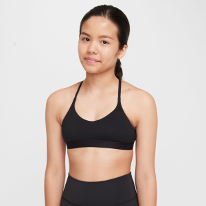 Nike Nike Girls' Dri-FIT Indy Sports Bra, XS, Black - $25.00 at DICK'S Sporting Goods
