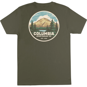 Columbia Men's Cycle Short Sleeve T-Shirt, XXL, Stone Green