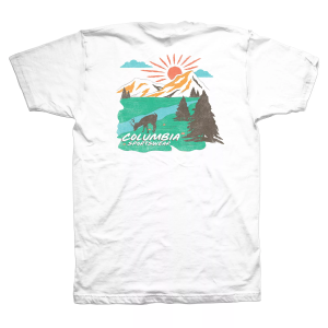 Columbia Men's Serenity Short Sleeve T-Shirt, XL, White