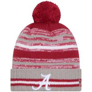 New Era Adult Alabama Crimson Tide Dark Red Cheer Knit Hat, Men's, Team