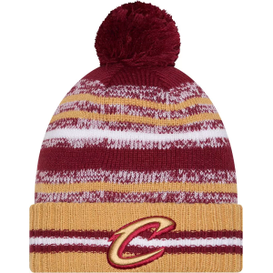New Era Adult Cleveland Cavaliers Red Cheer Knit Hat, Men's