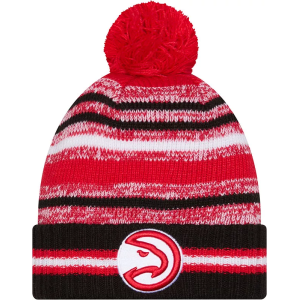 New Era Adult Atlanta Hawks Red Cheer Knit Hat, Men's