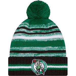 New Era Adult Boston Celtics Green Cheer Knit Hat, Men's