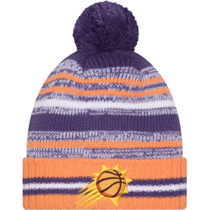 New Era Adult Phoenix Suns Purple Cheer Knit Hat, Men's