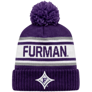 League-Legacy League-Legacy Adult Furman Paladins Purple Pom Knit Beanie, Men's - $18.74 at DICK'S Sporting Goods