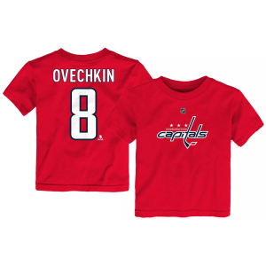Outerstuff NHL Toddler Washington Capitals Alexander Ovechkin #8 Red T-Shirt, Boys', 2T - $28.00 at DICK'S Sporting Goods