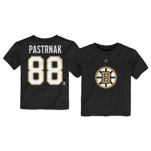 Outerstuff Toddler Boston Bruins David Pastrnak #88 T-Shirt, Boys', 2T, Black