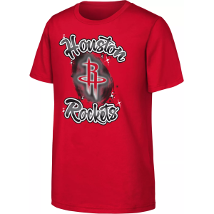 NBA Youth Houston Rockets Red Airbrush T-Shirt, Large