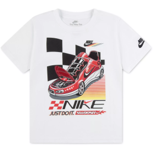 Nike Little Boys' Victory Lap Graphic Jersey Tee, Size 5, White