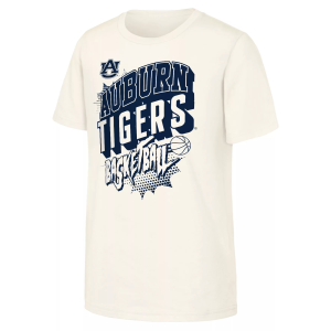 NCAA Youth Auburn Tigers Natural Action Comics Basketball T-Shirt, Small, Tan
