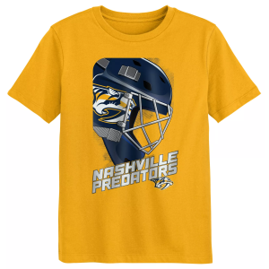 Outerstuff Boy's Nashville Predators Defender T-Shirt, Boys', Size 4, Yellow