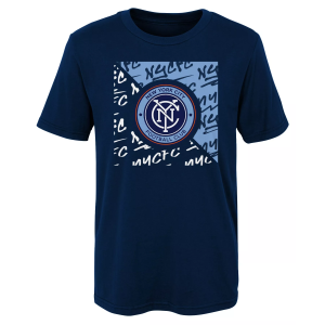 MLS Youth New York City FC Navy T-Shirt, Large, Blue