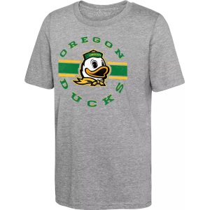 NCAA Youth Oregon Ducks Grey T-Shirt, Large, Gray