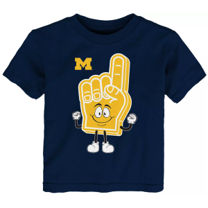 Gen2 Toddler Michigan Wolverines Navy Handy Man T-Shirt, Boys', 2T, Blue