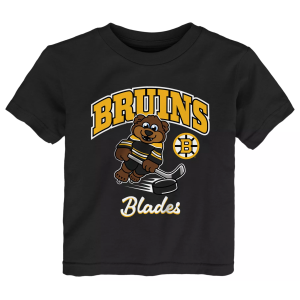 NHL Toddler Boston Bruins Black Mascot T-Shirt, Boys', 3T