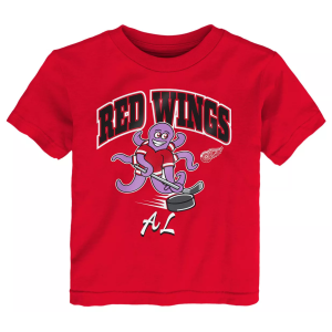 NHL Toddler Detroit Red Wings Red Mascot T-Shirt, Boys', 3T