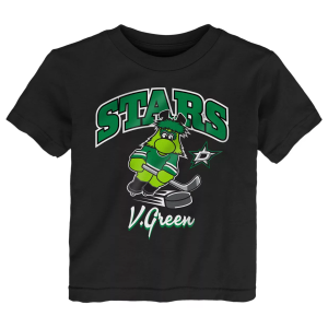 NHL Toddler Dallas Stars Black Mascot T-Shirt, Boys', 3T
