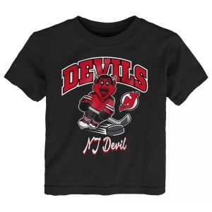 NHL Toddler New Jersey Devils Black Mascot T-Shirt, Boys', 2T
