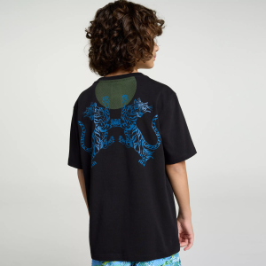 DSG Boys' Cotton Graphic T-Shirt, Medium, Black Naito Graphic