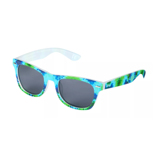 DSG Youth Square Sunglasses, Blue Tie Dye