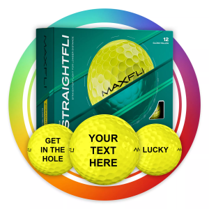 Maxfli Maxfli Straightfli Personalized Golf Balls, Yellow - $21.99 at DICK'S Sporting Goods