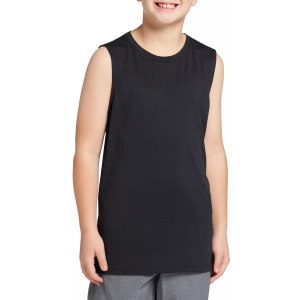 DSG Boys' Movement Tank Top, Medium, Pure Black