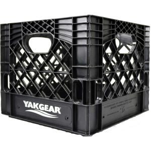 Yak-Gear Milk Crate, Black