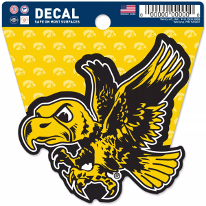 WinCraft Iowa Hawkeyes Retro Logo Clean Cut Decal