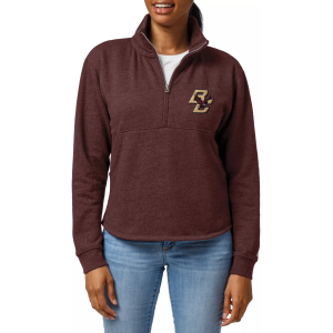 League-Legacy League-Legacy Women's Boston College Eagles Maroon Victory Springs Quarter-Zip, Large, Red - $75.00 at DICK'S Sporting Goods